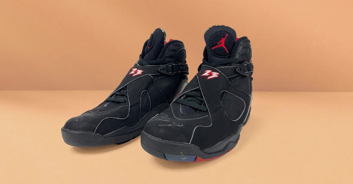 Ab dem 22. November gibt es die seltene Air Jordan 8 Game Worn & Signed bei Timeless